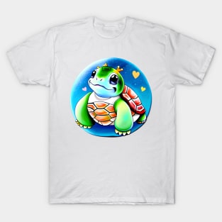 Turtellini, the Majestic Shell King T-Shirt